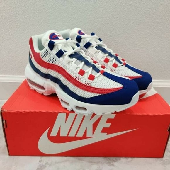 air max 95 red blue white